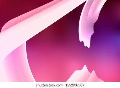 Dark Purple, Pink vector abstract bright texture. New colored illustration in blur style with gradient. Completely new design for your business.
