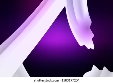 Dark Purple, Pink vector abstract blurred background. A completely new colored illustration in blur style. Elegant background for a brand book.