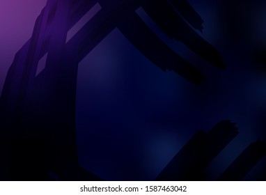 Dark Purple, Pink vector abstract layout. New colored illustration in blur style with gradient. Completely new design for your business.