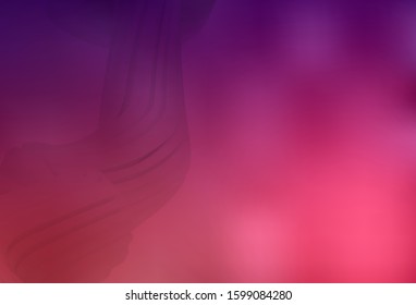 Dark Purple, Pink vector abstract layout. Colorful illustration in abstract style with gradient. New design for your business.