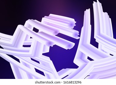 Dark Purple, Pink vector abstract bright pattern. A completely new colored illustration in blur style. The best blurred design for your business.