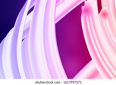 Dark Purple, Pink vector abstract bright template. Modern abstract illustration with gradient. Background for designs.