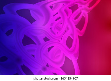 Dark Purple, Pink vector abstract blurred background. An elegant bright illustration with gradient. Background for designs.