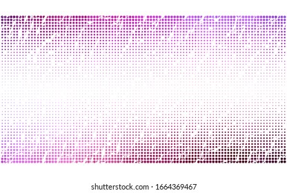 Dark Purple, Pink vector abstract pattern with circles. Geometry template for your business design. Background with colored spheres.