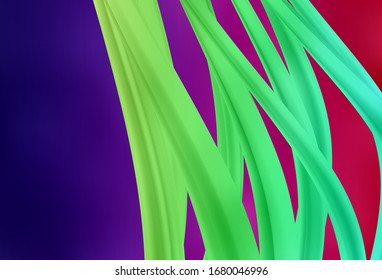 Diseño abstracto de vector oscuro morado y rosado. Ilustración creativa en estilo de medio tono con degradado. Fondo para un teléfono móvil.