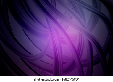 Diseño abstracto oscuro púrpura, vector rosado borroso. Una elegante ilustración brillante con gradiente. Nueva forma de tu diseño.