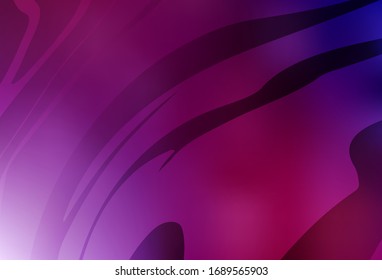 Diseño abstracto oscuro púrpura, vector rosado borroso. Una elegante ilustración brillante con gradiente. El mejor diseño borroso para su negocio.