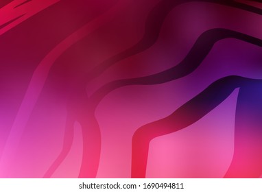 Diseño abstracto de vector oscuro morado y rosado. Una ilustración de color completamente nueva en un estilo borroso. Fondo para un teléfono móvil.