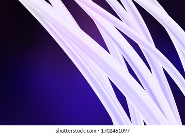Dark Purple, Pink vector abstract bright template. Glitter abstract illustration with gradient design. New way of your design.