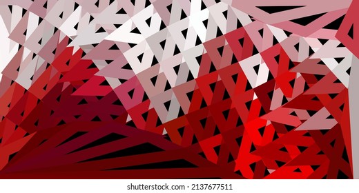 Dark purple, pink vector abstract triangle backdrop. Colorful abstract illustration with gradient triangles. Wallpaper for your web apps.