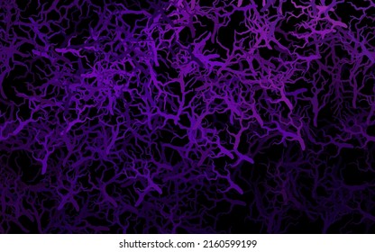 Dark Purple, Pink vector abstract design with leaves, branches. Modern abstract illustration with leaves and branches. Hand painted design for web, wrapping.