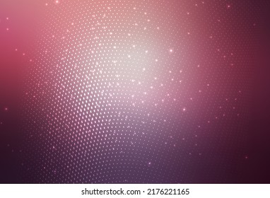 Púrpura Oscura, vector rosa Ilustración abstracta con burbujas de colores en estilo natural. Hermosa ilustración de color con círculos borrosos en estilo natural. Diseño elegante para tapices.