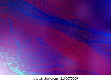 Púrpura oscuro, vector rosa abstracto patrón brillante. Ilustración abstracta moderna con gradiente. Diseño borroso para su sitio web.
