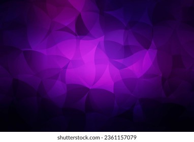 Dunkelviolett, rosafarbene, abstrakte Mosaikhintergrund. Schleudernde polygonale Illustration, die aus Dreiecken besteht. Vorlage für die Hintergründe des Handys.