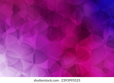 Dark Purple, Pink vector abstract polygonal pattern. Colorful illustration in abstract style with triangles. Brand new design for your business.