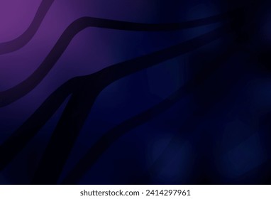 Púrpura Oscura, vector rosa abstracto textura brillante. Una ilustración de color completamente nueva en un estilo borroso. Nueva forma de tu diseño.