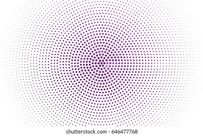 Dark Purple, Pink vector abstract pattern with circles. Geometry template for your business design. Background with colored spheres.