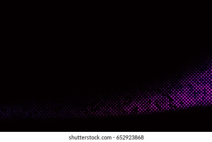 Dark Purple, Pink vector abstract pattern with circles. Geometry template for your business design. Background with colored spheres.
