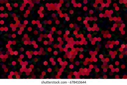 Dark Purple, Pink vector abstract textured polygonal background. Brand-new blurry hexagonal design. Pattern can be used for background.