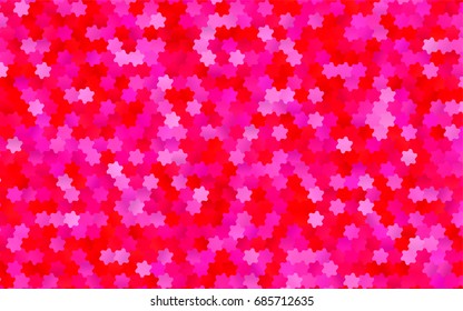 Dark Purple, Pink vector abstract textured polygonal background. Brand-new blurry hexagonal design. Pattern can be used for background.