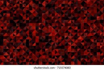 Dark Purple, Pink vector abstract mosaic background. Glitter abstract illustration with an elegant design. Triangular pattern for your business design.