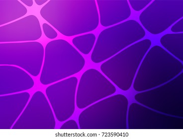 Dark Purple, Pink vector abstract doodle template. Ethnic elegant natural pattern with gradient. Hand painted design for web, leaflet, textile.