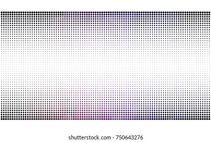 Dark Purple, Pink vector abstract pattern with circles. Geometry template for your business design. Background with colored spheres.