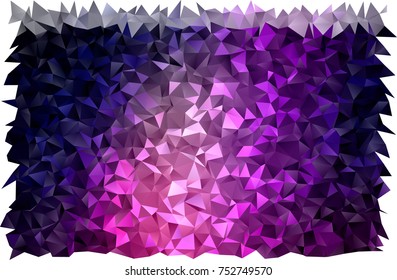 Dark Purple, Pink vector abstract mosaic background. Colorful illustration in abstract style with gradient. The textured pattern can be used for background.