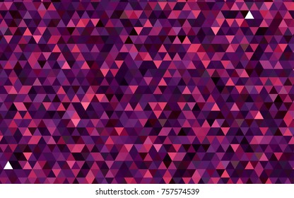 Dark Purple, Pink vector abstract mosaic pattern. Glitter abstract illustration with an elegant design. The completely new template can be used for your brand book.