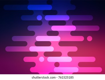 Dark Purple, Pink vector abstract doodle pattern. A vague abstract illustration with doodles in Indian style. The elegant pattern can be used as a part of a brand book.