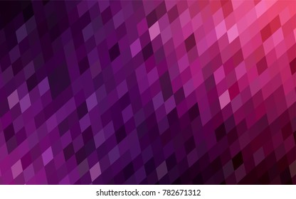 Dark Purple, Pink vector abstract textured polygonal background. Blurry rectangular design. The pattern with repeating rectangles can be used for background.
