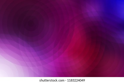 Dark Purple, Pink vector backdrop with dots. Blurred bubbles on abstract background with colorful gradient. New design for ad, poster, banner of your website.
