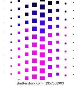 Dark Purple, Pink vector backdrop with rectangles. Illustration with a set of gradient rectangles. Template for cellphones.