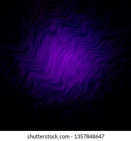 Dark Purple, Pink vector backdrop with circular arc. Gradient illustration in simple style with bows. Design for your business promotion.