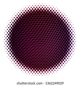Dark Purple, Pink vector backdrop with circles. Colorful illustration with gradient dots in nature style. Pattern for wallpapers, curtains.