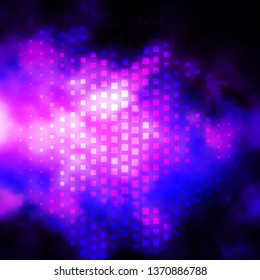Dark Purple, Pink vector backdrop with rectangles. Modern design with rectangles in abstract style. Pattern for commercials, ads.