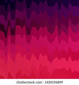 Dark Purple, Pink vector backdrop with curves. Colorful illustration with curved lines. Pattern for busines booklets, leaflets
