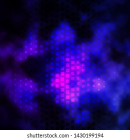 Dark Purple, Pink vector backdrop with rectangles. Colorful illustration with gradient rectangles and squares. Pattern for websites, landing pages.