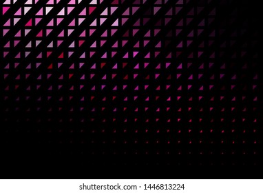 Dark Purple, Pink vector backdrop with dots. Beautiful colored illustration with blurred circles in nature style. Design for posters, banners.