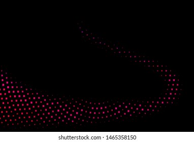 Dark Purple, Pink vector backdrop with rectangles, squares. Glitter abstract illustration with rectangular shapes. Pattern can be used for websites.