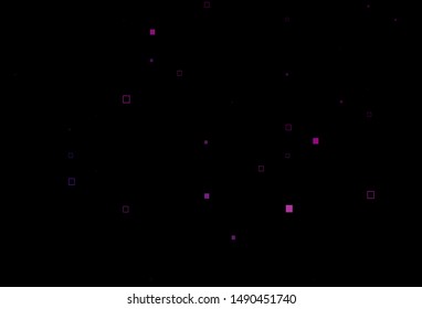 Dark Purple, Pink vector backdrop with lines, rectangles. Illustration with set of colorful rectangles. Background for cell phones.