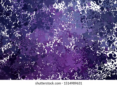 Dark Purple, Pink vector backdrop with memphis shapes. Illustration with colorful gradient shapes in abstract style. Best smart design for your business.
