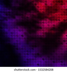 Dark Purple, Pink vector backdrop with rectangles. Abstract gradient illustration with colorful rectangles. Modern template for your landing page.