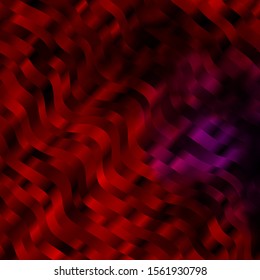 Dark Purple, Pink vector backdrop with curves. Colorful illustration, which consists of curves. Pattern for business booklets, leaflets