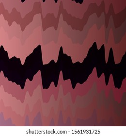 Dark Purple, Pink vector backdrop with bent lines. Colorful illustration with curved lines. Best design for your ad, poster, banner.