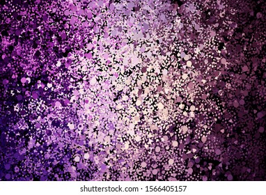 Dark Purple, Pink vector backdrop with memphis shapes. Illustration with colorful gradient shapes in abstract style. Elegant design for wallpapers.
