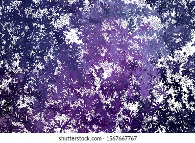 Dark Purple, Pink vector backdrop with memphis shapes. Colorful chaotic forms with gradient in modern style. Simple design for your web site.