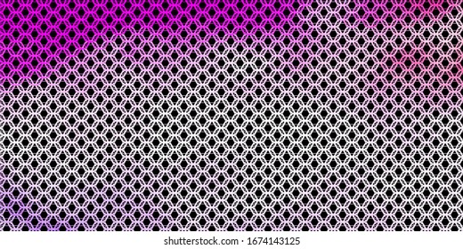 Dark Purple, Pink vector backdrop with mystery symbols. Colorful mystic symbols with a gradient in ancient style. Background for esoteric, mystic designs.
