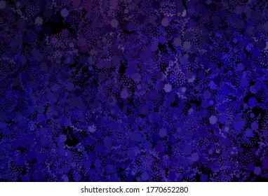 Dark Purple, Pink vector backdrop with memphis shapes. Modern abstract illustration with colorful random forms. Elegant design for wallpapers.
