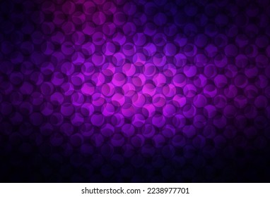 Dark Purple, Pink vector backdrop with dots. Blurred decorative design in abstract style with bubbles. New template for your brand book.